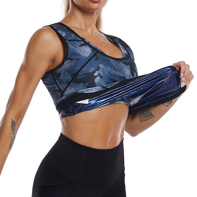Regata Camuflada Sweat Fit - Efeito Sauna