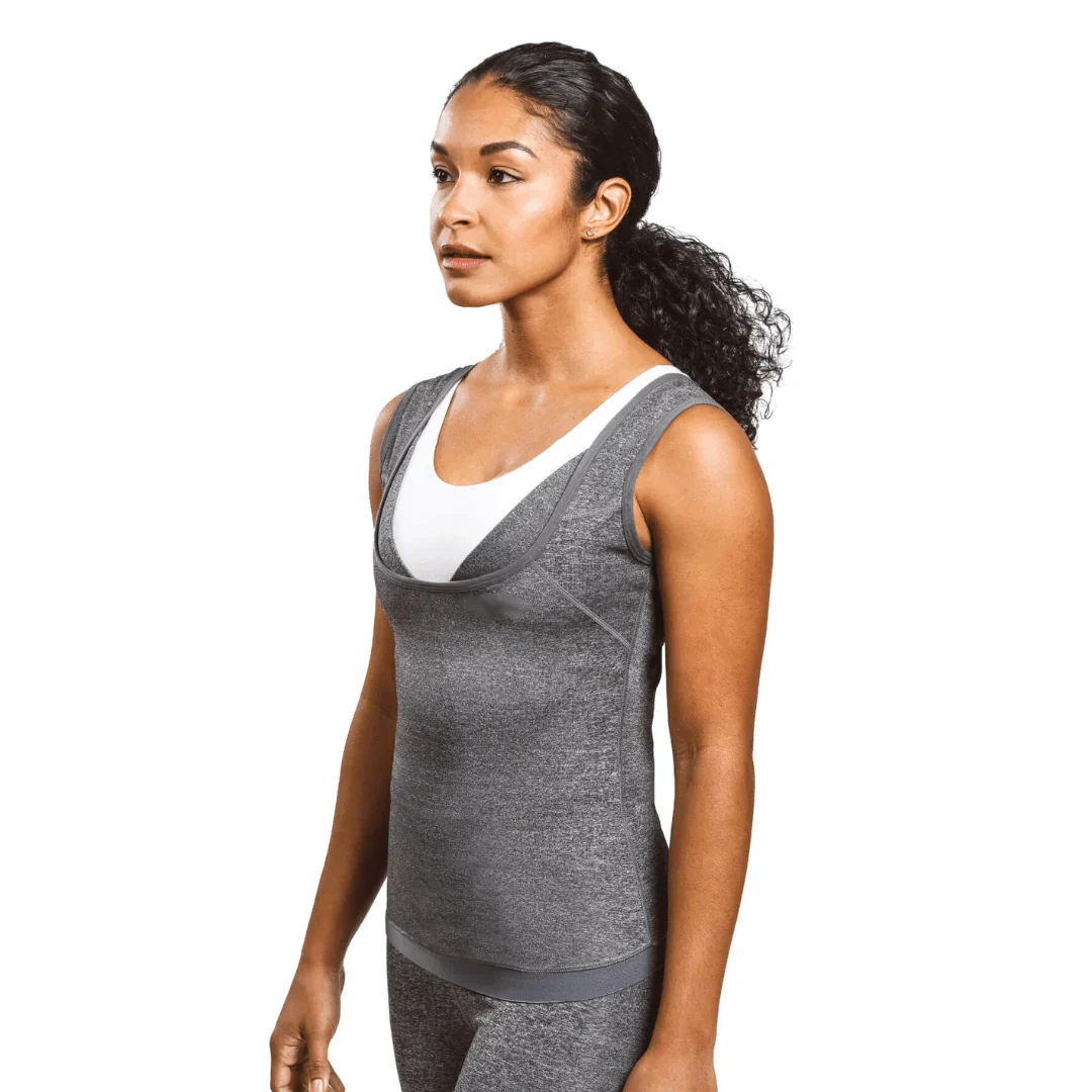 Regata Sweat Fit Feminina Cinza